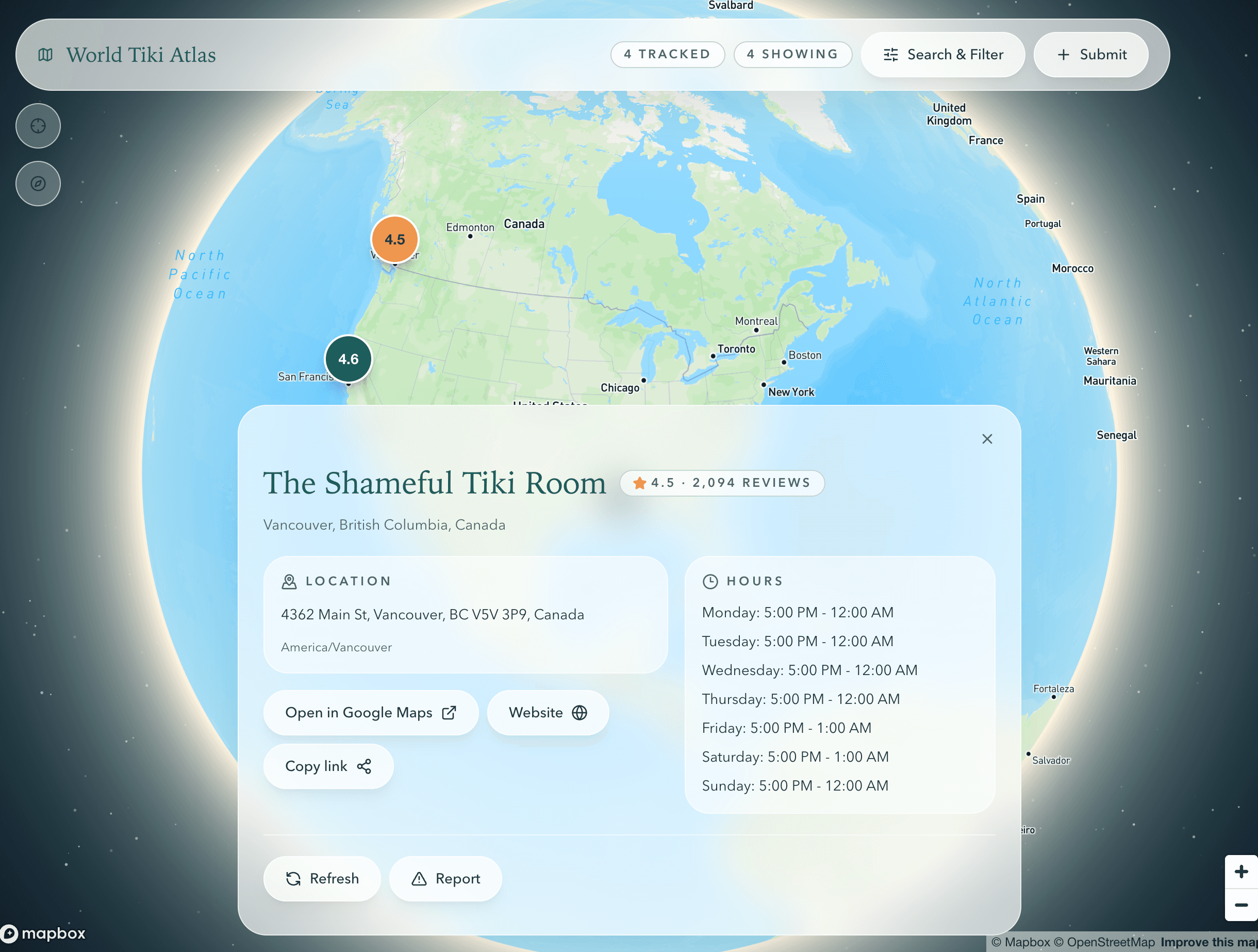 World Tiki Atlas
